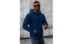 Мужской флисовый джемпер J.Style, тёмно-синий 68B2009-66