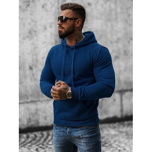 Мужской флисовый джемпер J.Style, тёмно-синий 68B2009-66