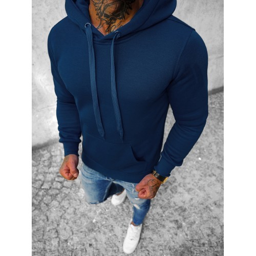 Мужской флисовый джемпер J.Style, тёмно-синий 68B2009-66