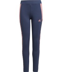 Adidas G Leo Tig Leggings for Girls Navy GN1449