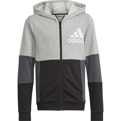 Толстовка подростковая Adidas U CB Hoodie серая HN8564