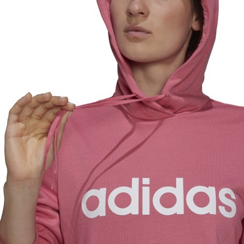 Adidas Džemperis Moterims W Lin Ft Hood Pink H07801