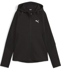 Женская толстовка Puma Evostripe FZ с капюшоном черная 677878 01