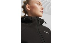 Женская толстовка Puma Evostripe FZ с капюшоном черная 677878 01