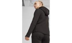 Женская толстовка Puma Evostripe FZ с капюшоном черная 677878 01