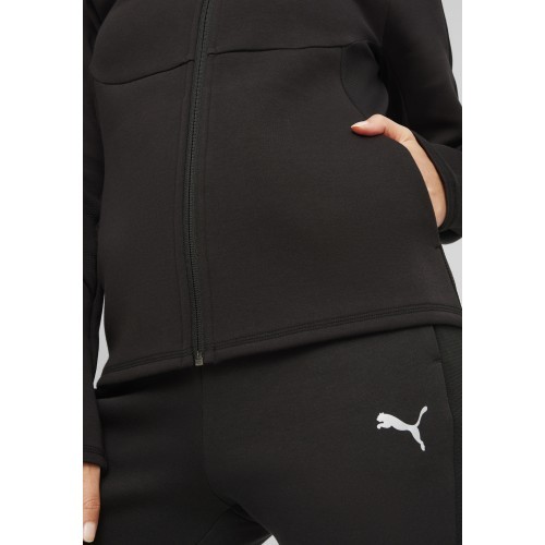 Женская толстовка Puma Evostripe FZ с капюшоном черная 677878 01