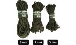 OD 5MM (15M) COMMANDO ROPE