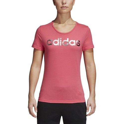Adidas Palaidinė Foil Linear Pink CV4568