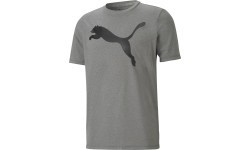 Puma Active Big Logo Tee Men's T-Shirt Grey 586724 09