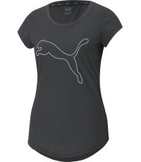 Puma Performance Heather Cat Tee Women's T-Shirt Grey 520320 07