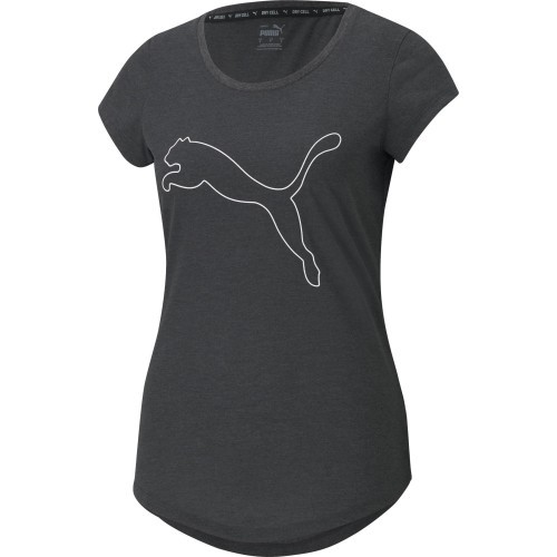 Puma Performance Heather Cat Tee Women's T-Shirt Grey 520320 07