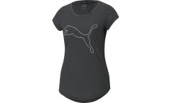Puma Performance Heather Cat Tee Women's T-Shirt Grey 520320 07
