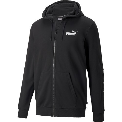 Puma Men's Sweatshirt Ess+ Tape Full-Zip Black 848768 01