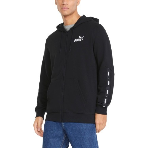 Puma Men's Sweatshirt Ess+ Tape Full-Zip Black 848768 01