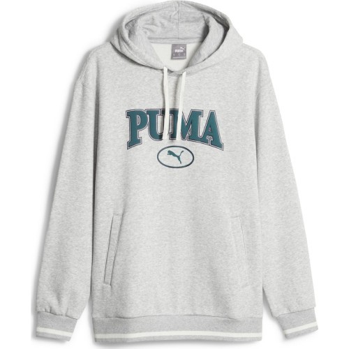 Puma Squad Hoodie Men's Sweatshirt Fl Grey 676017 04