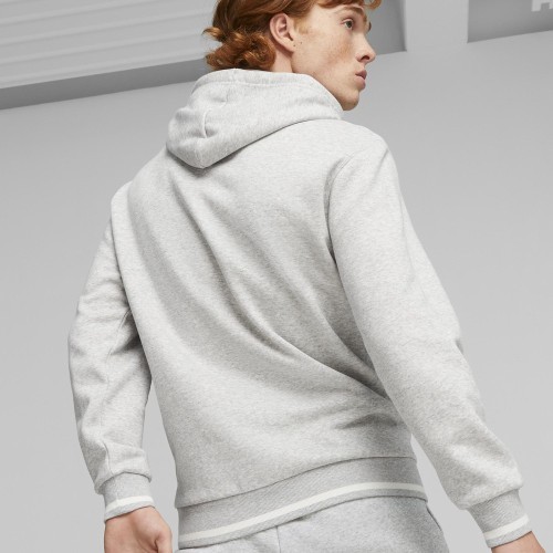Puma Squad Hoodie Men's Sweatshirt Fl Grey 676017 04