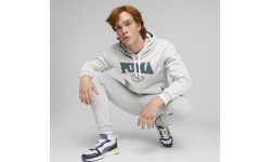 Мужская толстовка Puma Squad Hoodie Fl Grey 676017 04