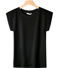 Glo Story Women's Blouse Black WPO B0976