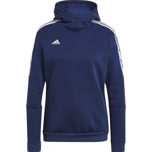 Женская толстовка с капюшоном Adidas Tiro21, тёмно-синяя GK9678