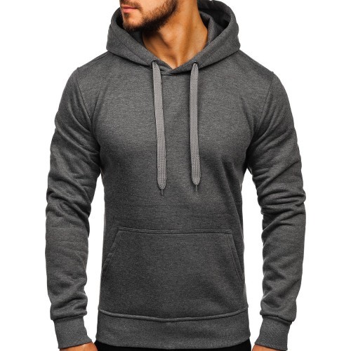 J.Style Men's Sweatshirt Grey 68B2009-5