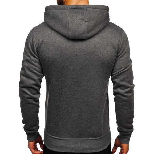 J.Style Men's Sweatshirt Grey 68B2009-5