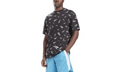 Reebok Men's Te Aop Vector Tee Black GL3142