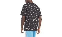 Reebok Men's Te Aop Vector Tee Black GL3142