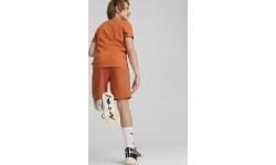 Футболка подростковая Puma Ess+ 2 Col Logo Tee оранжевая 586985 95