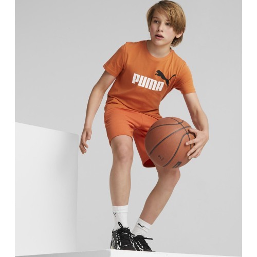 Puma Ess+ 2 Col Logo Tee Junior T-shirt Orange 586985 95