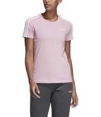 Adidas Palaidinė W E 3S Slim Tee Pink DU0633