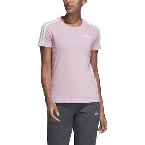 Блузка Adidas W E 3S Slim Tee, розовая DU0633