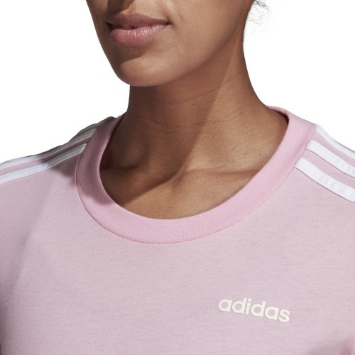 Adidas Palaidinė W E 3S Slim Tee Pink DU0633