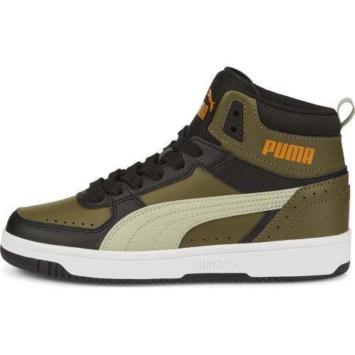 Puma Rebound Joy Blocked Jr Green junior shoes 388447 02