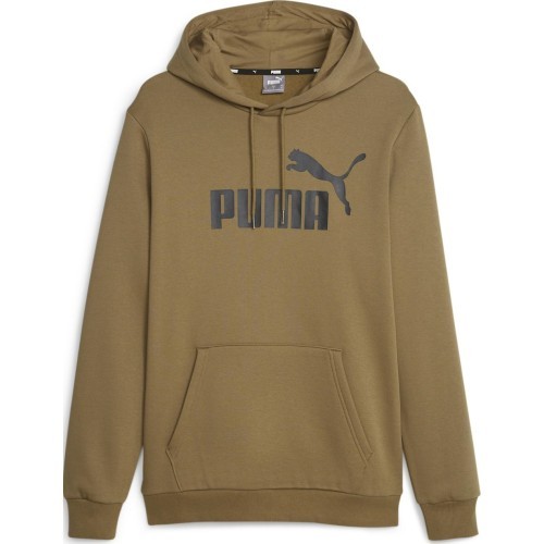 Мужская толстовка Puma Essentials Big Logo Hoodie FL, коричневая 586687 93