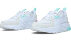 Puma Trinity Lite Jr kids' shoes, White 391443 04