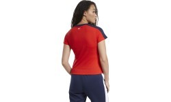 Reebok Women's Blouse Te Linear Logo Deta Red