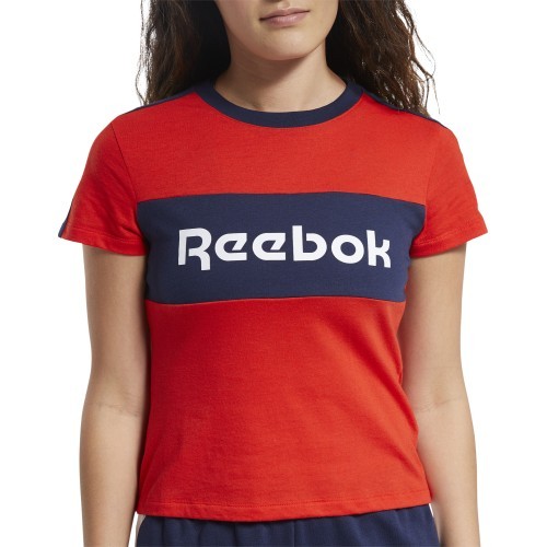 Женская блузка Reebok Te Linear Logo Deta Red