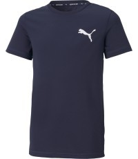 Puma Active Small Logo Navy Teen T-Shirt 586980 06