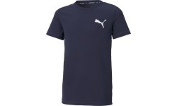 Puma Marškinėliai Paaugliams Active Small Logo Navy 586980 06