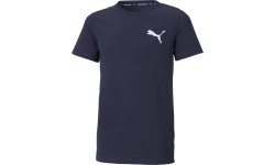 Puma Marškinėliai Paaugliams Active Small Logo Navy 586980 06