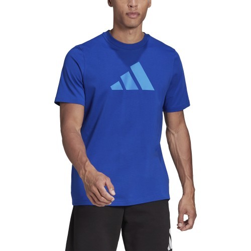 Мужская футболка Adidas M Fi 3Bar Tee Blue HE2223