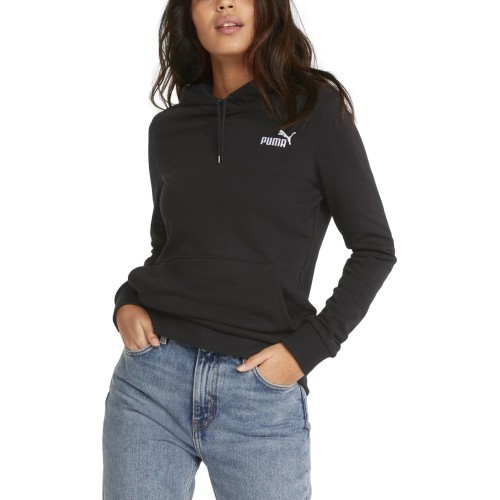Puma Ess+ Embroidery women's sweatshirt, black, 848332 01