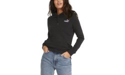 Puma Ess+ Embroidery women's sweatshirt, black, 848332 01
