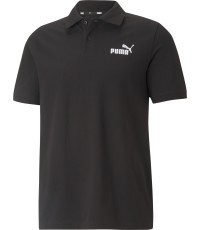 Мужская футболка-поло Puma Ess Pique Black 586674 01