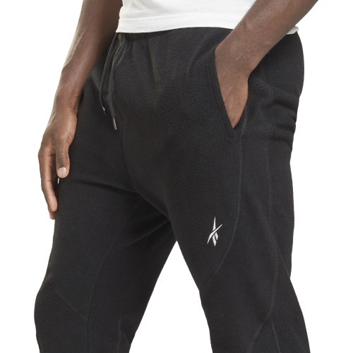 Мужские брюки Reebok Wor Fleece Pant чёрные GT5751