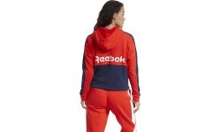 Женский свитшот Reebok Te Linear Logo Ft, красный синий FT0901