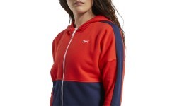 Reebok Džemperis Moterims Te Linear Logo Ft Red Blue FT0901