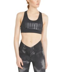 Puma Mid Impact 4Keeps Women's Sports Bra Black 520306 05