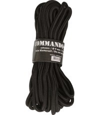 BLACK 5MM (15M) COMMANDO ROPE