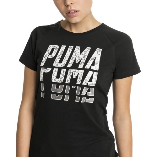 Puma Palaidinė Font Graphic Tee Black 854352 01